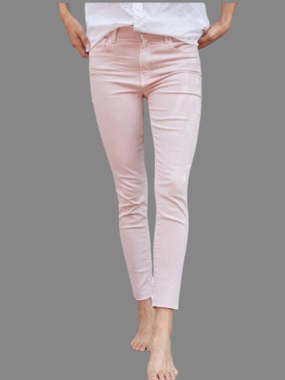 Frank and Eileen Pink Sligo Skinny Jean Pant 30